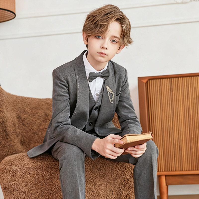 [Archive Sale] Chemical Fiber Blend Bow Regular Sleeve Regular Formal Suit - image 5