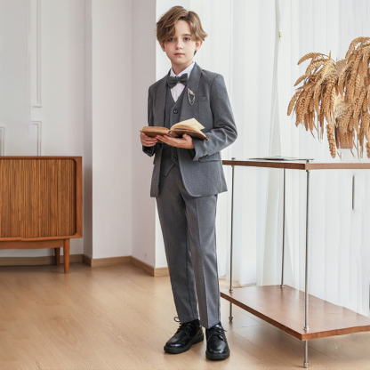 [Archive Sale] Chemical Fiber Blend Bow Regular Sleeve Regular Formal Suit - image 2