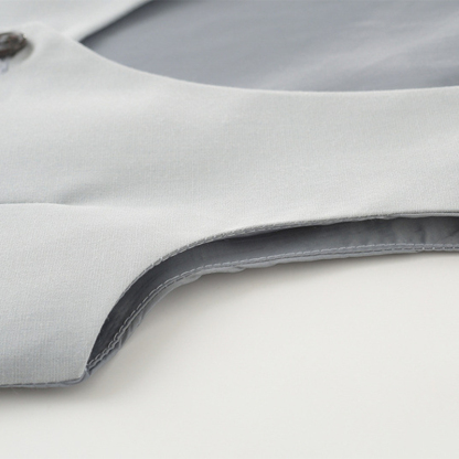 100% Cotton Bow Regular Sleeve Formal Suit - image 8