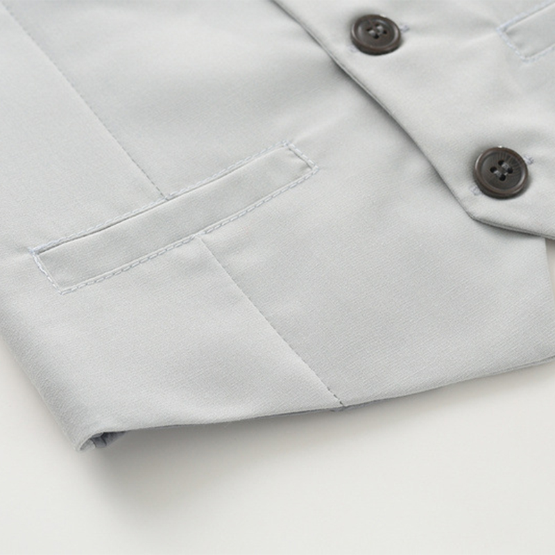 100% Cotton Bow Regular Sleeve Formal Suit - image 10