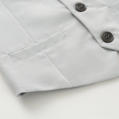 100% Cotton Bow Regular Sleeve Formal Suit - image 10