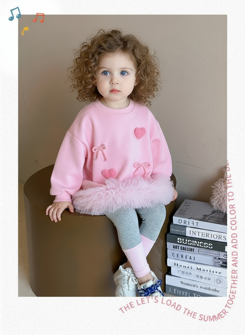 Fleece Pendant Long Sleeves Midi Two-piece Set - image 2