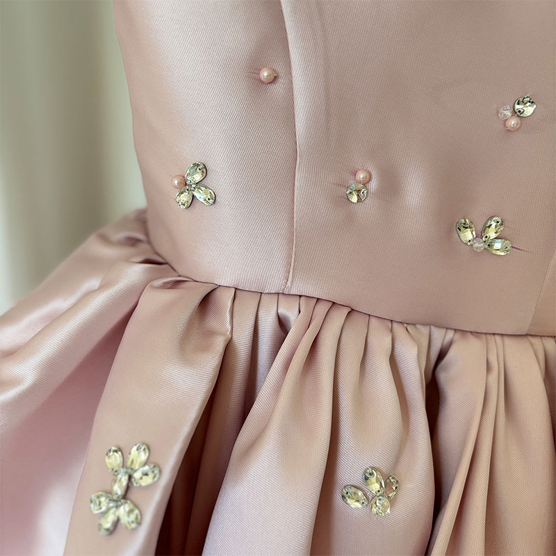 Satin Hollow out Sleeveless Midi Dresses - image 4