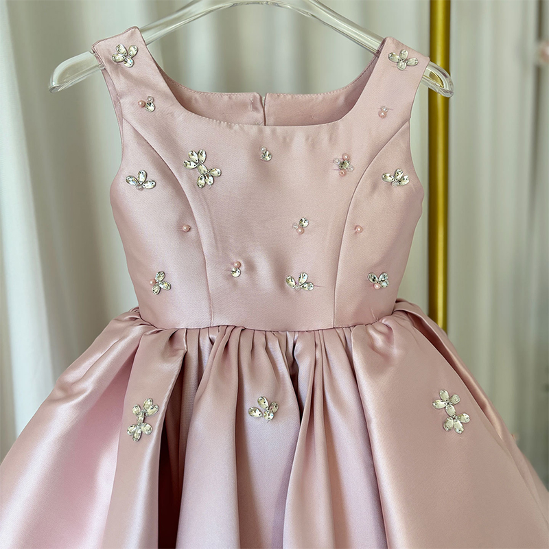 Satin Hollow out Sleeveless Midi Dresses - image 3
