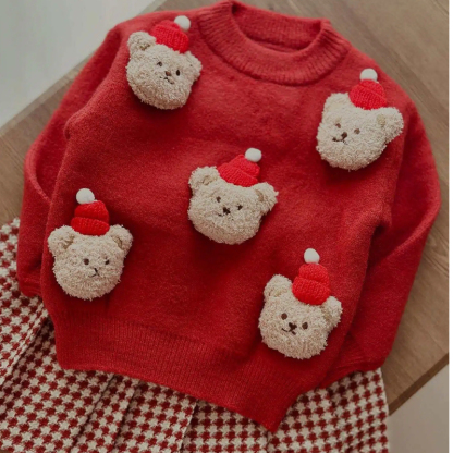 Knitwear Houndstooth Long Sleeve Midi Two-piece Set - image 2