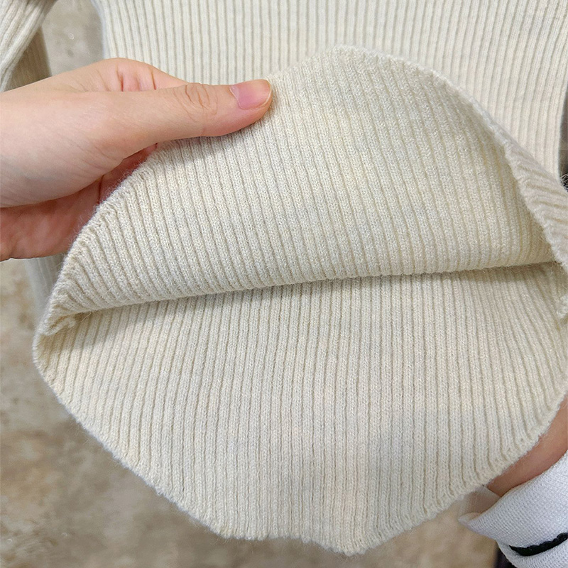 Knitting Bow Long Sleeve Regular Two-piece Set - image 12