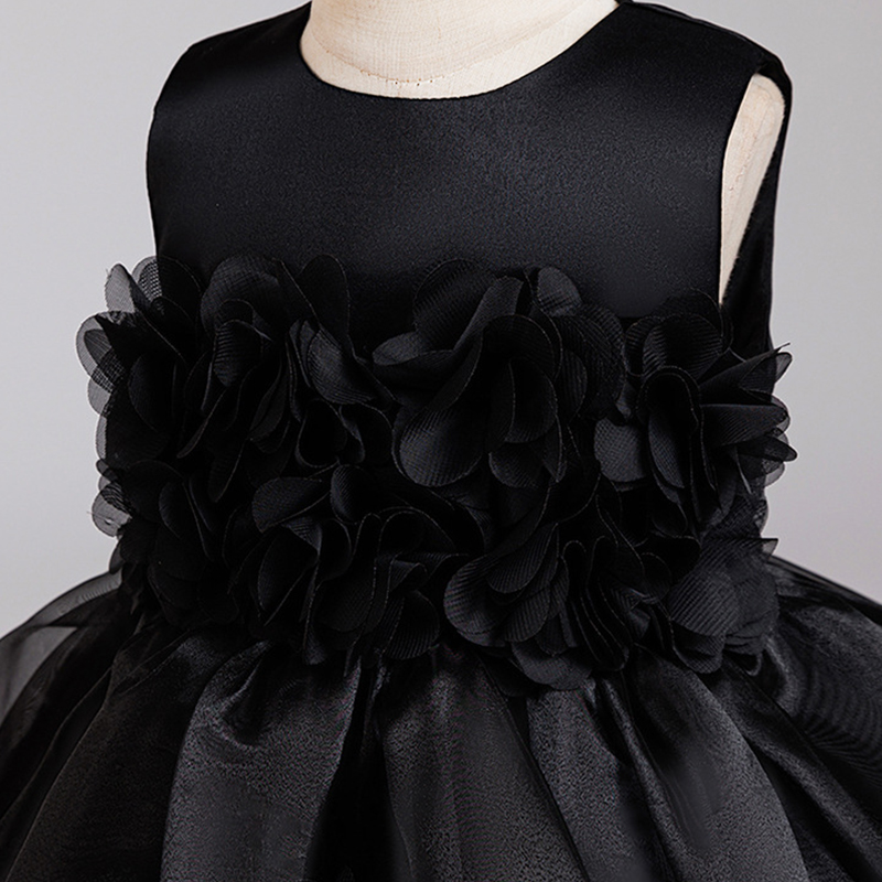 [Archive Sale] Organza Applique Sleeveless Midi Dresses - image 4