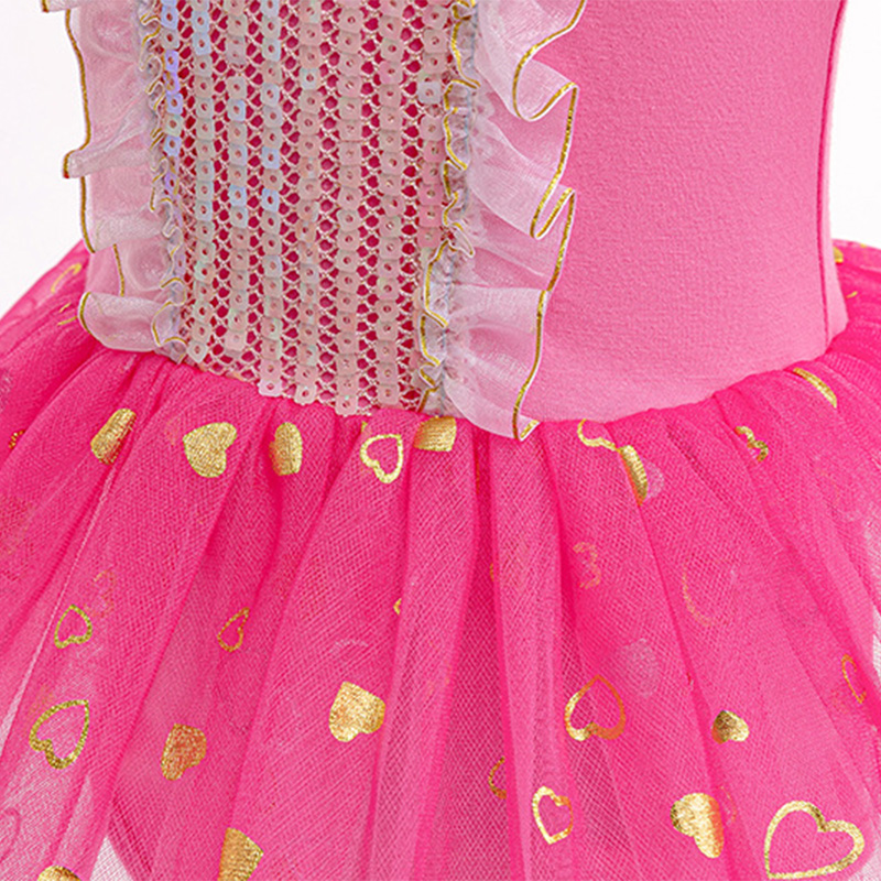 Mesh Stitching Lace Short Sleeve Regular Dresses - image 7