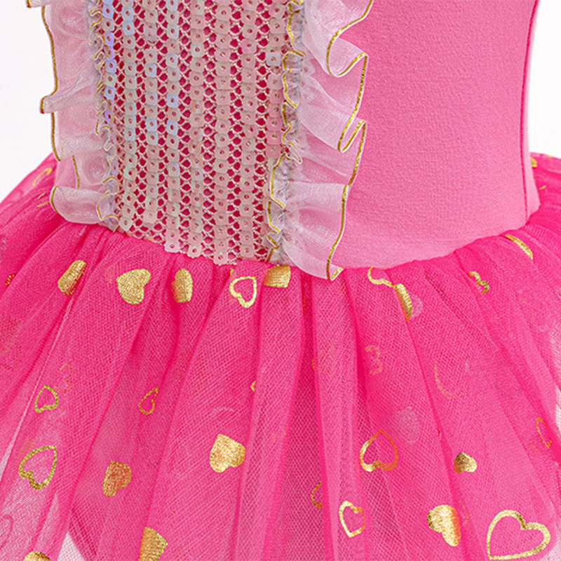 Mesh Stitching Lace Short Sleeve Regular Dresses - image 7