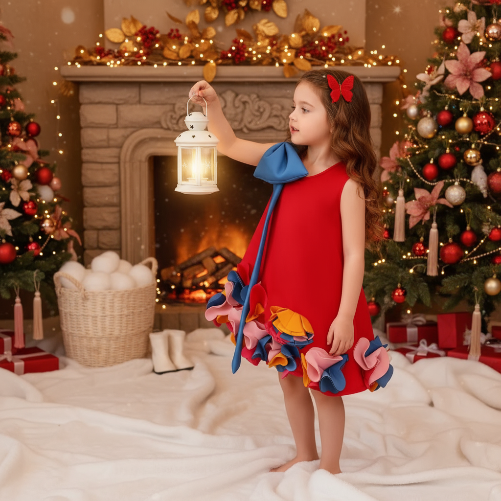 SCUBA KNIT Bow Sleeveless Midi Dresses - image 8