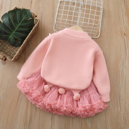 Knitwear Bow Long Sleeve Regular Two-piece Set - image 12