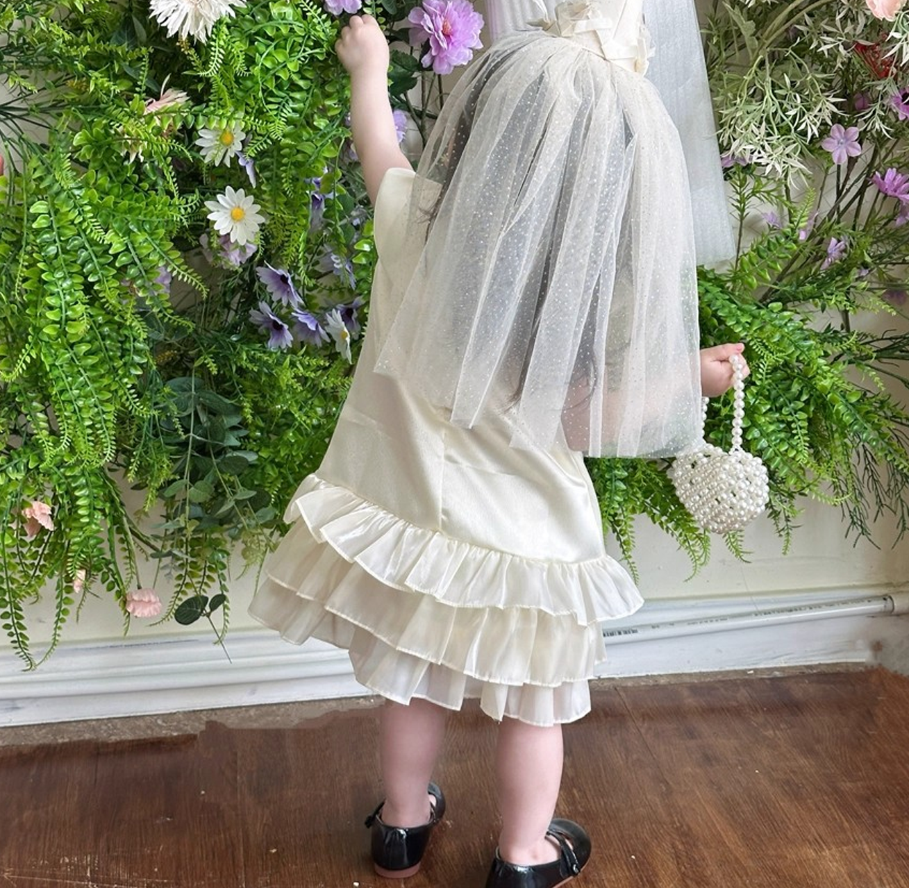 Satin Rosette Sleeveless Midi Dresses - image 5