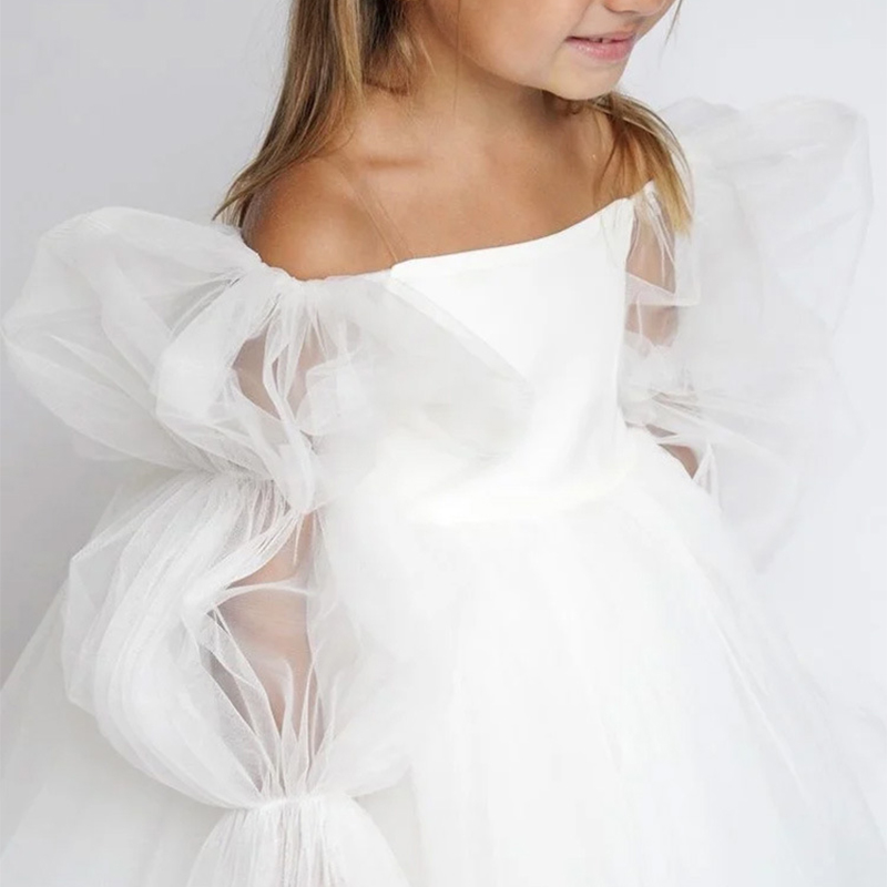 Mesh Split Joint Long sleeve Midi Dresses - image 7