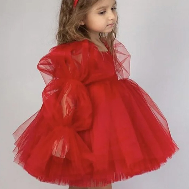 Mesh Split Joint Long sleeve Midi Dresses - image 14