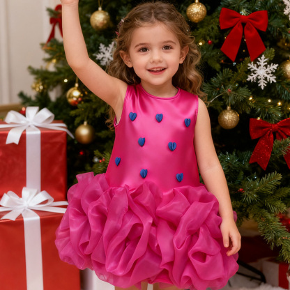 SCUBA KNIT Folds Sleeveless Mid-long Dresses - image 5