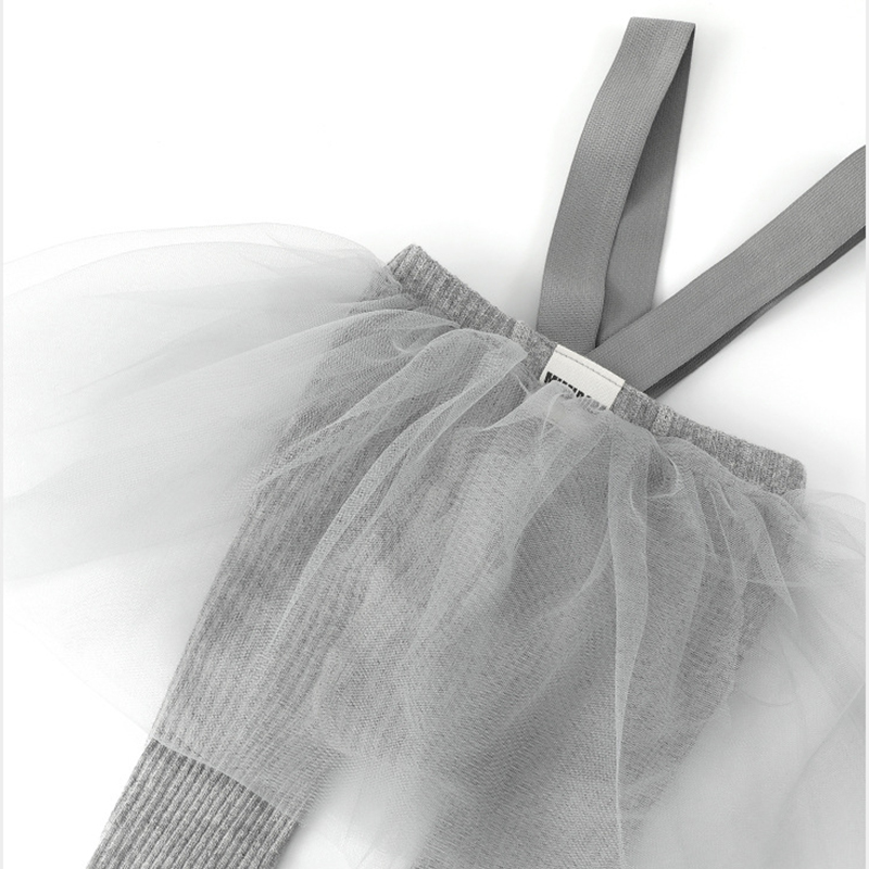 Knitting Fluffy Pants - Grey - 3-4Y - image 6