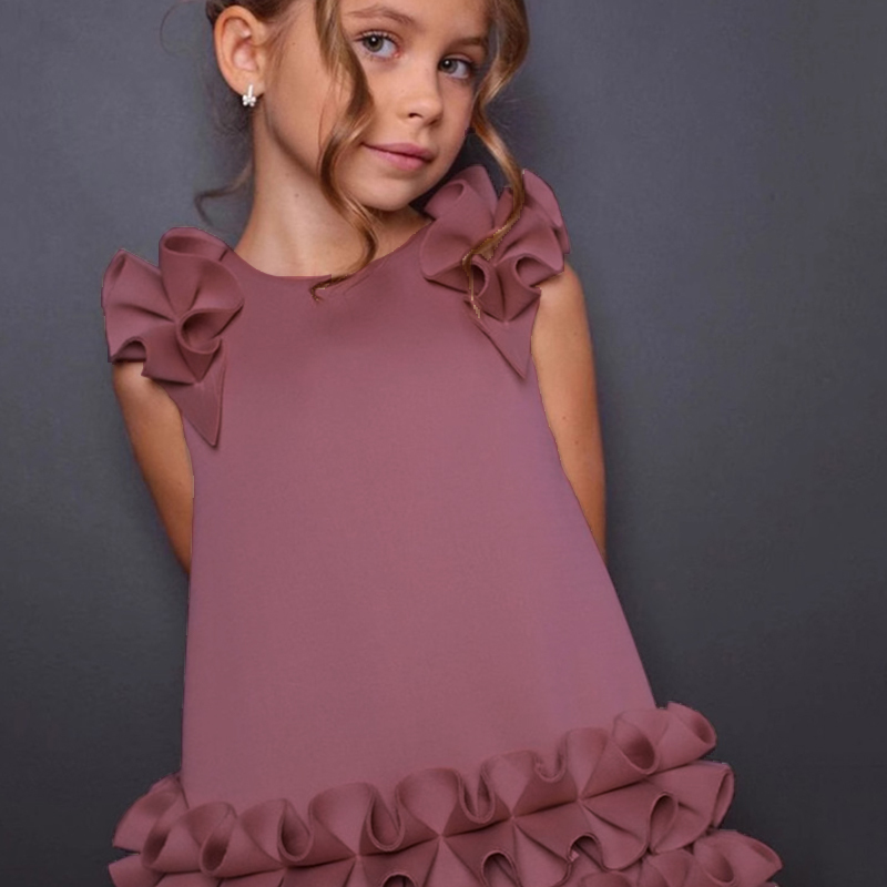 [Archive Sale] Scuba Knit Folds Sleeveless Midi Dresses - image 2