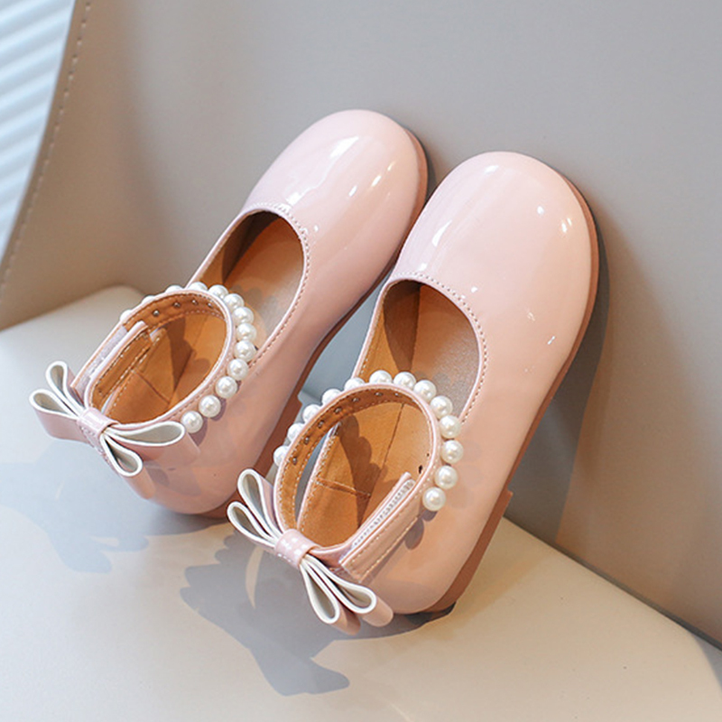 Solid Metallic Finish Round Toe Flats - image 10