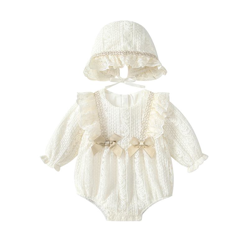 [Archive Sale] Nylon Folds Lace Edge Bow Long Sleeve Regular Bodysuit - image 5