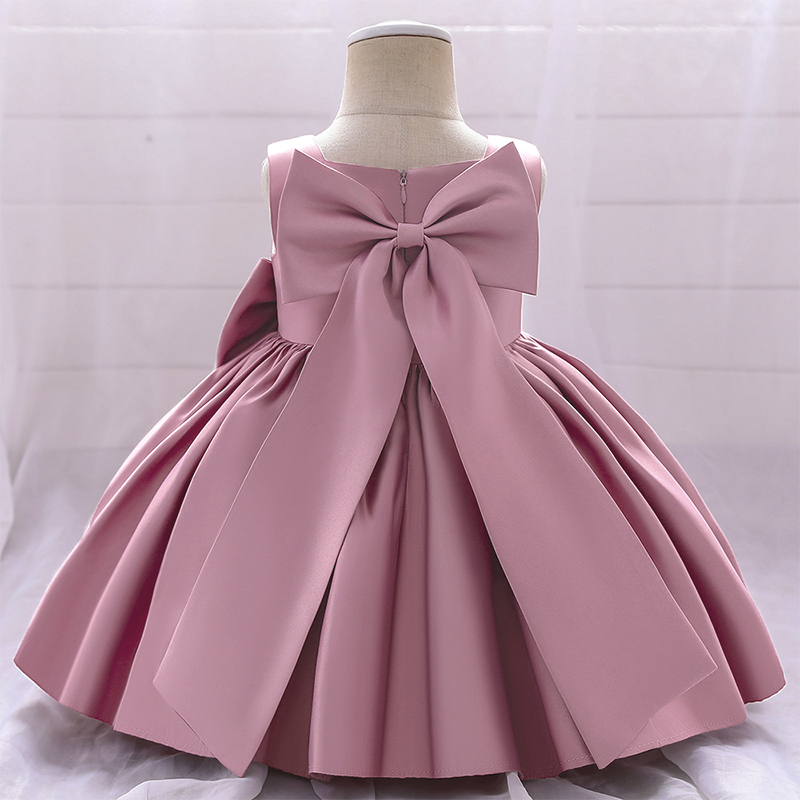 Satin Bow Sleeveless Maxi Dresses - image 13