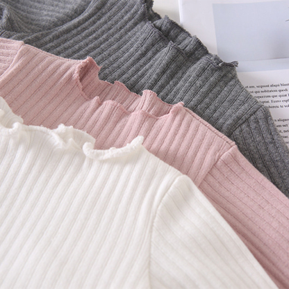 Mesh Folds Long sleeve Regular Dresses - image 2