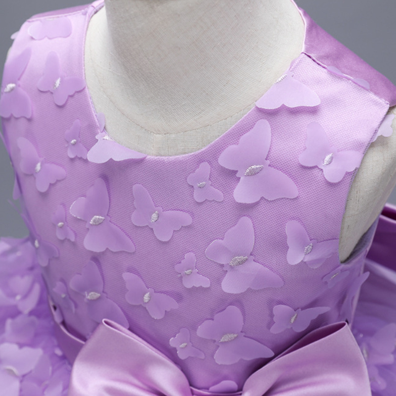 Mesh Bow Rosette Short Sleeve Mid-long Dresses - image 41