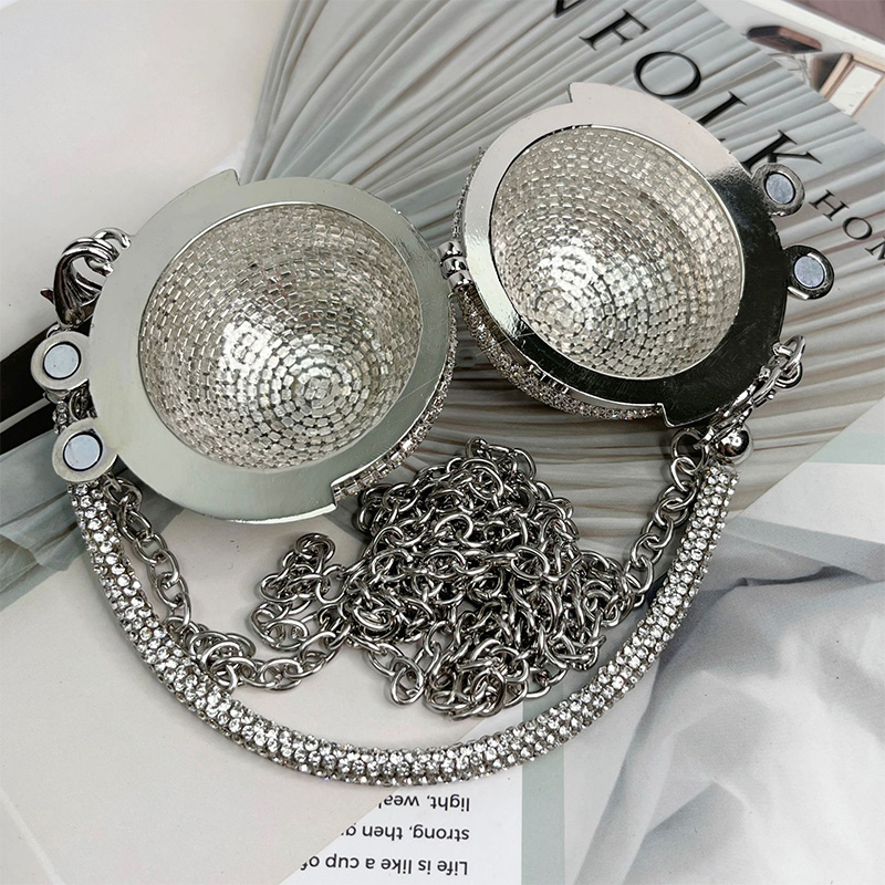 Solid With Pearls Bags - image 13