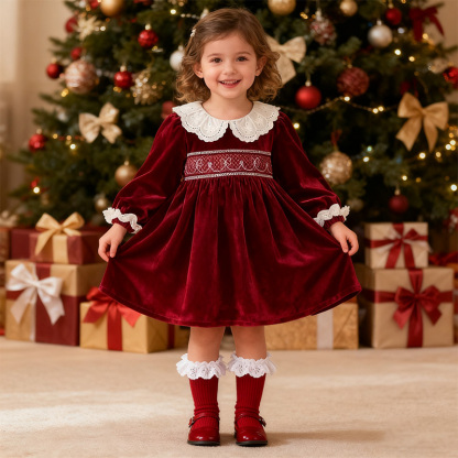 Velvet Scramble Long Sleeve Midi Dresses & Bodysuit - image 9