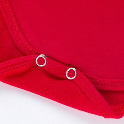 Cotton Folds Printing Long Sleeve Regular Bodysuit - image 5