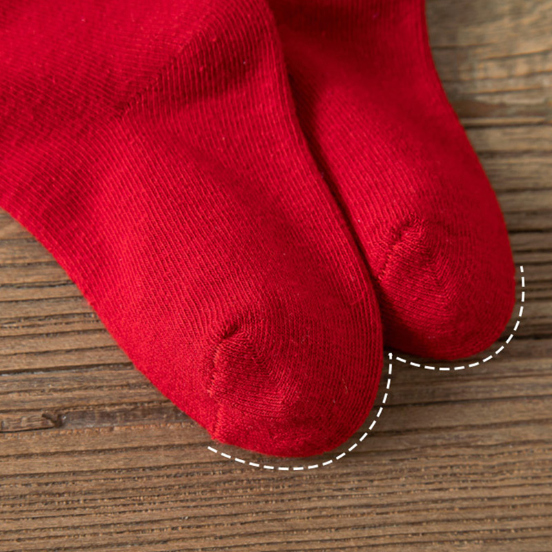 Solid With Bow Socks - image 8