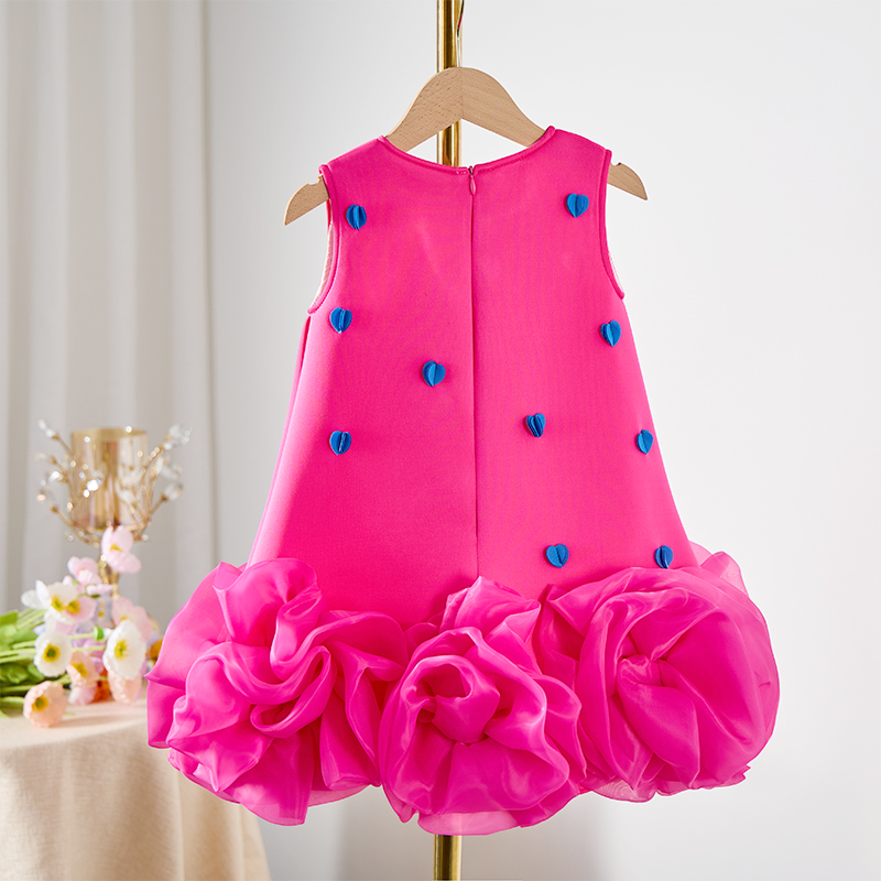 SCUBA KNIT Folds Sleeveless Mid-long Dresses - image 2