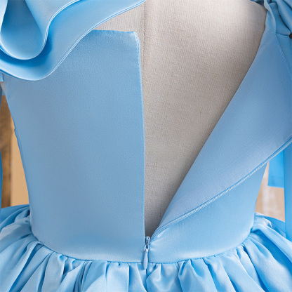 Satin Bow Sleeveless Midi Dresses - image 19