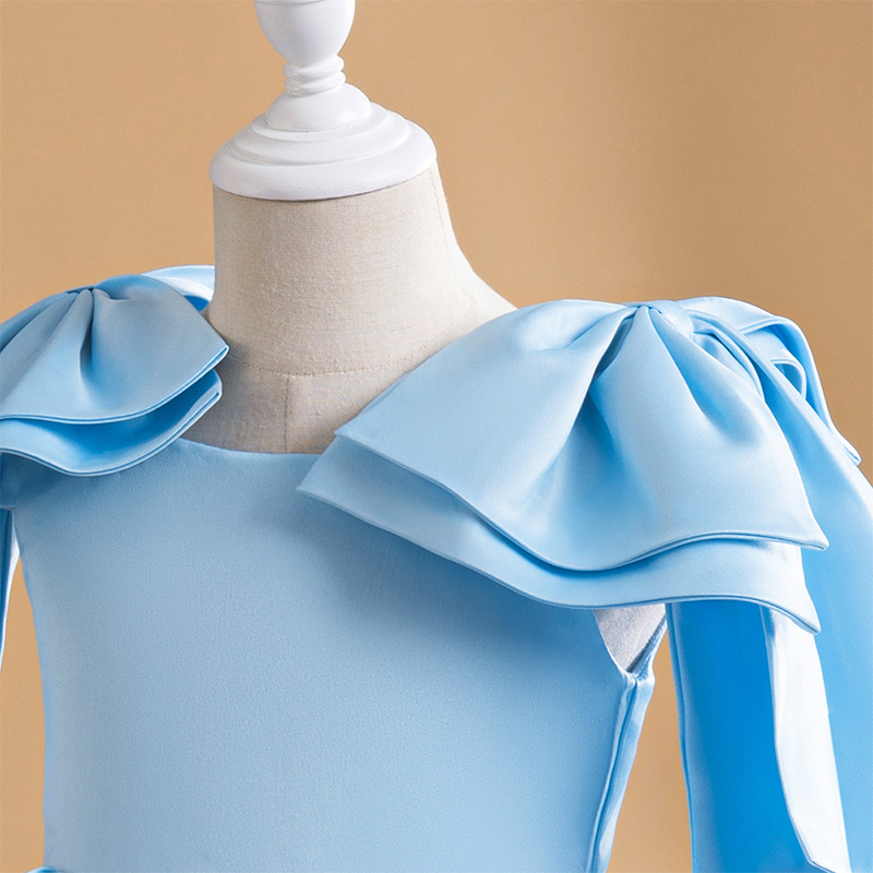 Satin Bow Sleeveless Midi Dresses - image 18