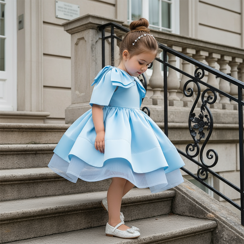 Satin Bow Sleeveless Midi Dresses - image 17