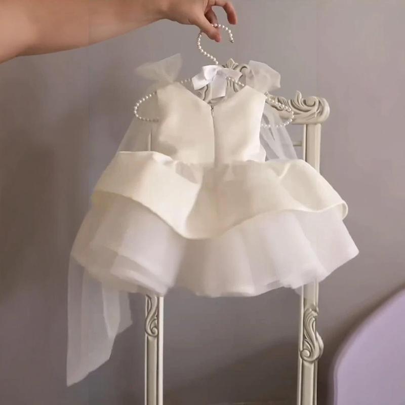 Satin Bow Sleeveless Midi Dresses - image 4