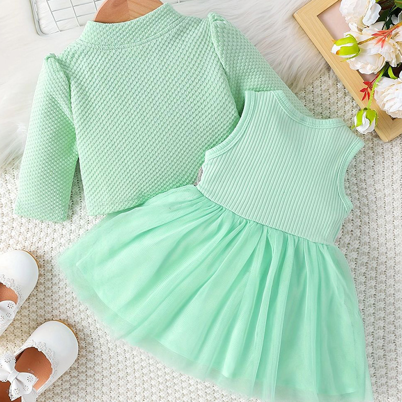 Cotton Embroidery Long Sleeve Regular Dresses&two-piece Set - image 34