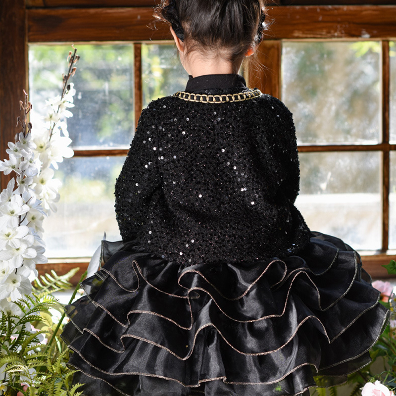 Glitter Folds Long Sleeve Midi Two-piece Set&tops - image 16