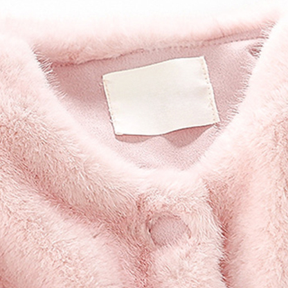 Faux Fur Fleece Long Sleeve Regular Outerwears - image 6