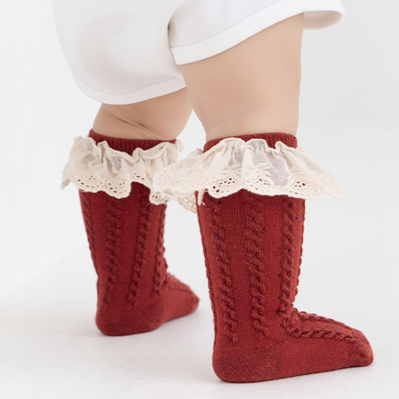 Color-block Braided Design Socks - image 5