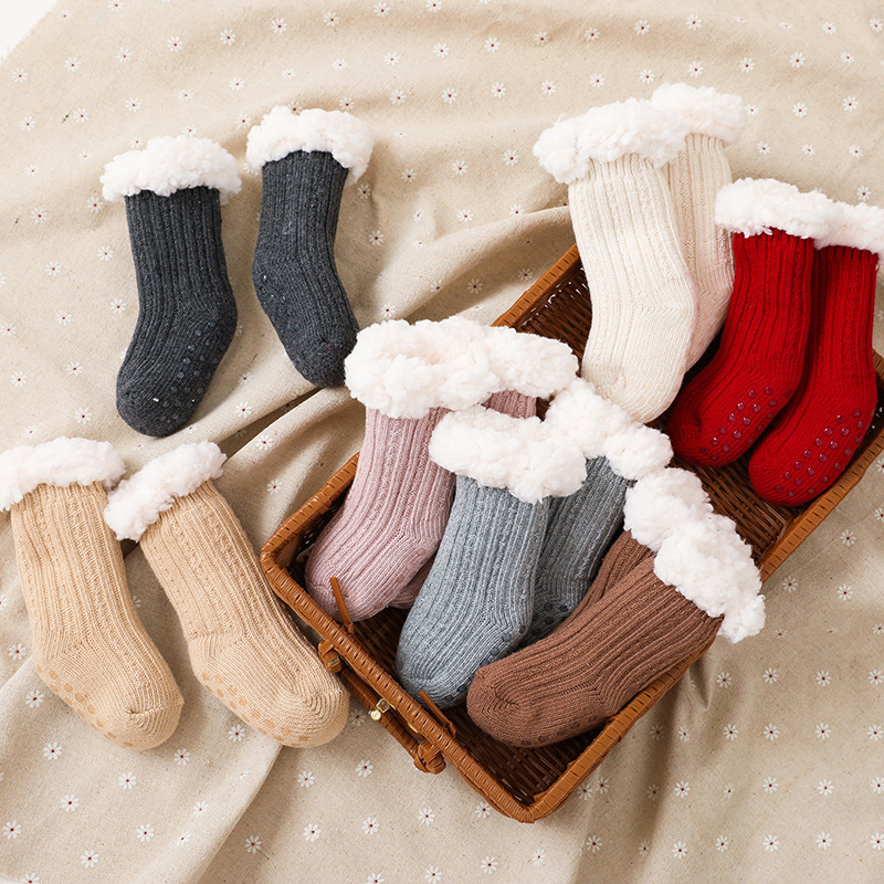 Solid With Bow Socks - image 3