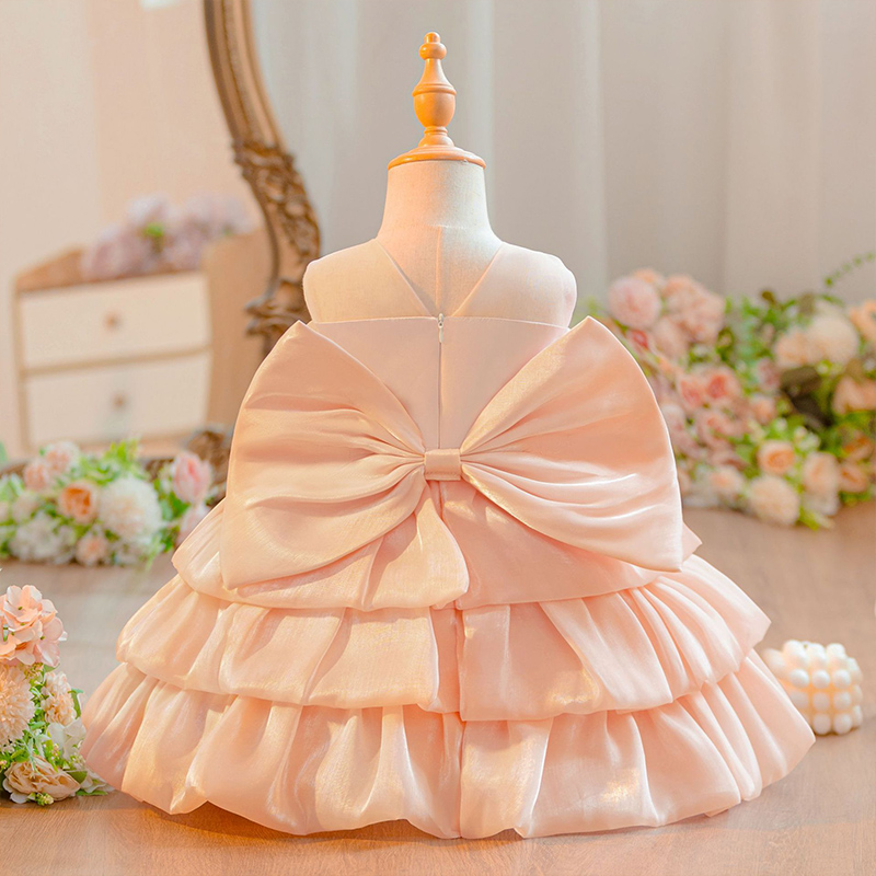Organza Bow Sleeveless Midi Dresses - image 4