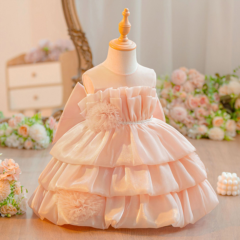 Organza Bow Sleeveless Midi Dresses - image 3