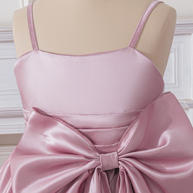 Satin Bow Sleeveless Midi Dresses - image 6