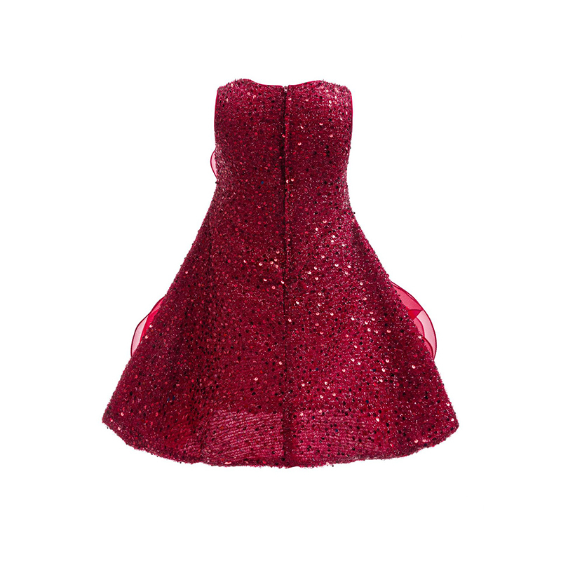 Glitter Rosette Sleeveless Midi Dresses - image 4