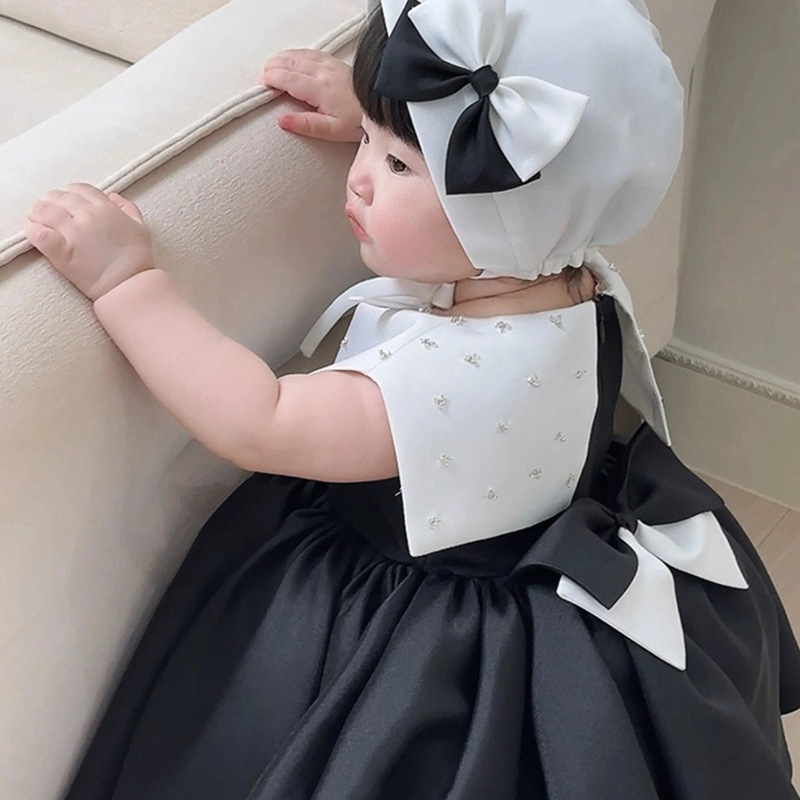 Satin Bow Sleeveless Midi Dresses - image 3