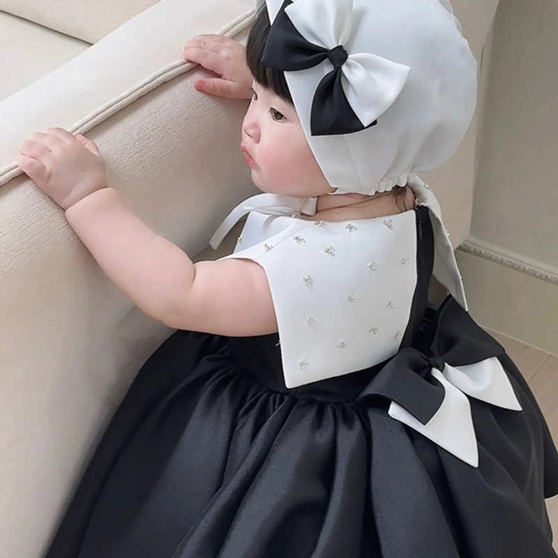 Satin Bow Sleeveless Midi Dresses - image 3