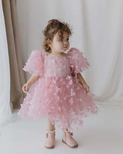 Chemical Fiber Blend Bow Long Sleeve Midi Dresses - image 7