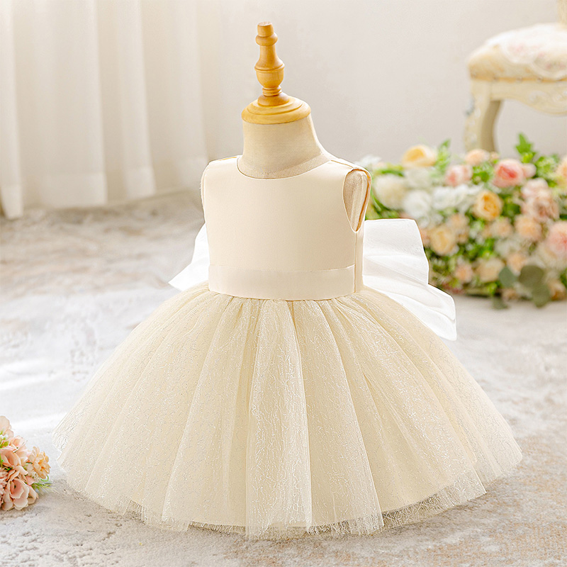 Mesh Bow Sleeveless Midi Dresses - image 11