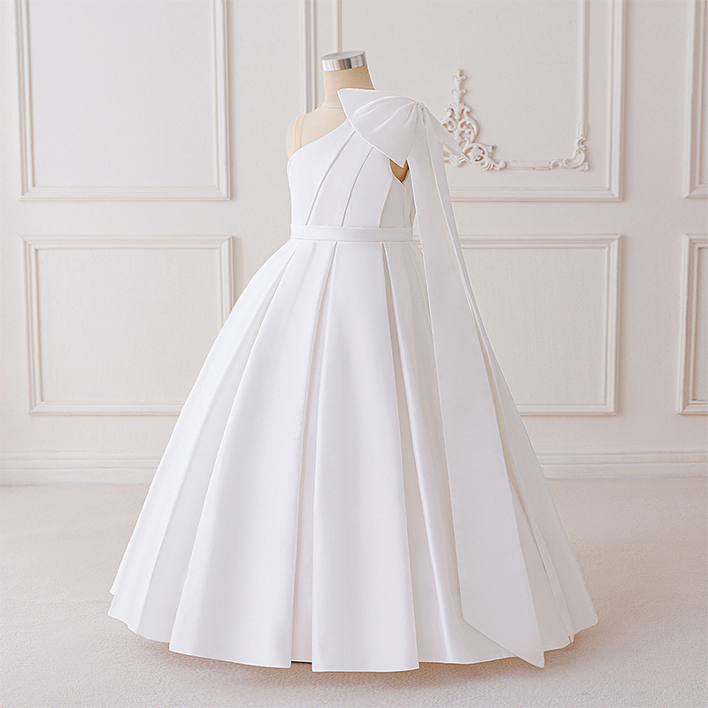 Satin Bow Sleeveless Maxi Dresses - image 15