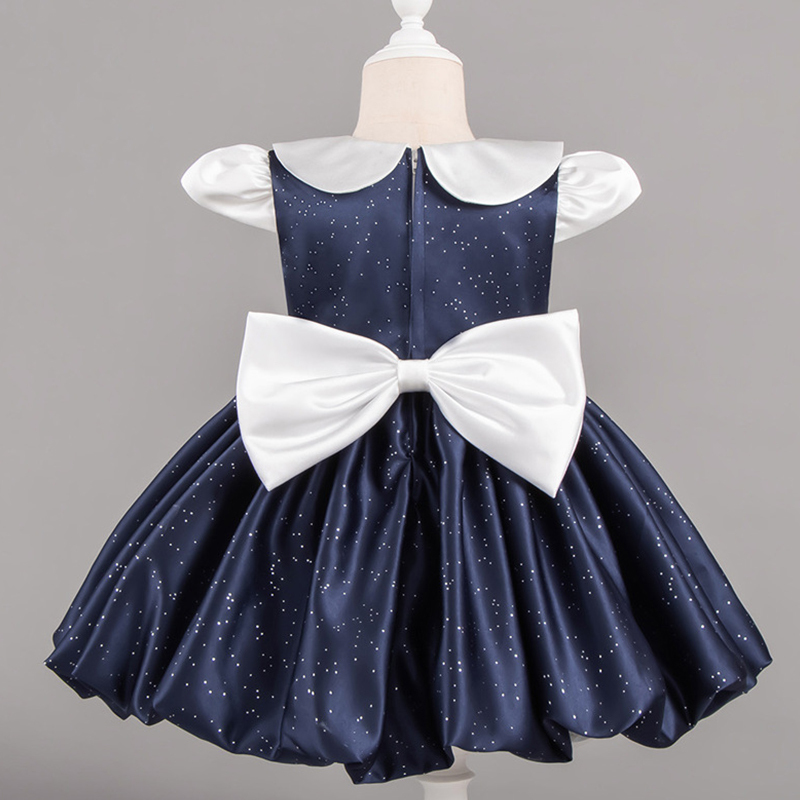 Satin Bow Cap Sleeve Midi Dresses - image 5